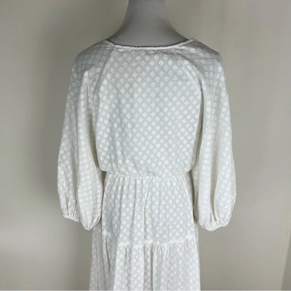 Free People Like Air Midi Dress in White Powder Size XS - Picture 5 of 10